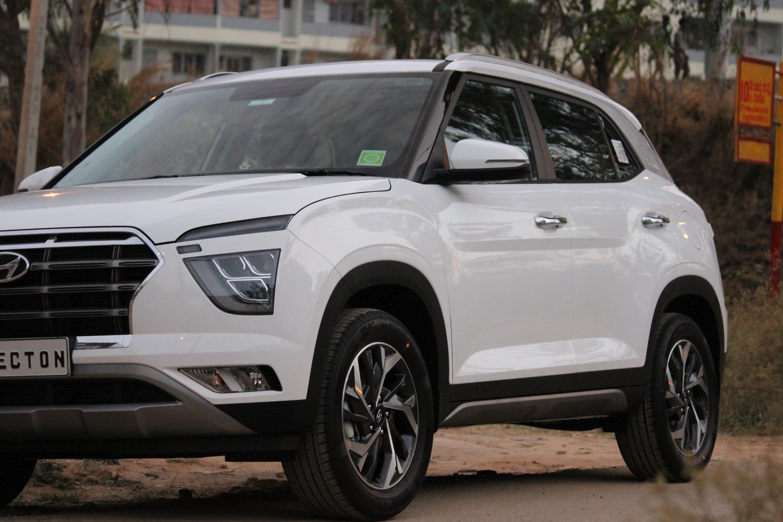 white creta protected with rubber coating